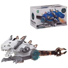 Робот Junfa Динозавр "огнедышащий" с паром, движение, звуковые и световые эффекты.