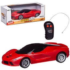 Машинка р/у 2CH, световые эффекты, цвет красный 28х12х11,5 см Junfa Toys
