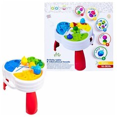 Игрушка развивающая "Lalaboom", столик с аксессуарами, 10 предметов