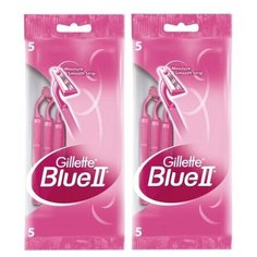 Бритвенный станок Gillette Blue II Women одноразовый (2 упаковки)
