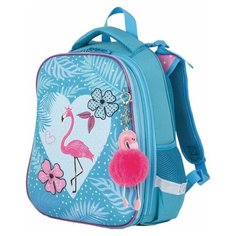 BRAUBERG Ранец Premium Flamingo (228785), голубой
