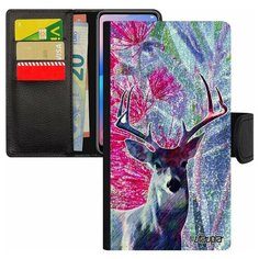 Чехол книжка на смартфон Apple iPhone 7, "Олень" Марал Лань Utaupia