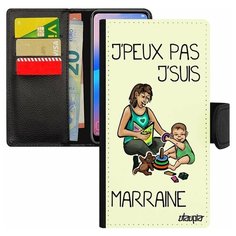 Чехол-книжка на смартфон Galaxy S7 Edge, "Не могу - стала крестной!" Юмор Повод Utaupia