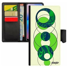 Чехол-книжка на смартфон Samsung Galaxy S7 Edge, "Круги" Сфера Кольца Utaupia
