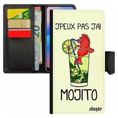 Чехол-книжка на смартфон Galaxy S7 Edge, "Не могу - у меня мохито!" Комикс Аперитив Utaupia