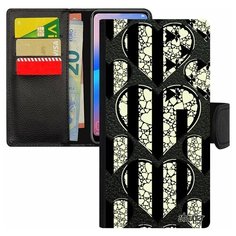 Чехол-книжка на смартфон Samsung Galaxy S7 Edge, "Флаг Бретани с сердцем" Патриот Utaupia