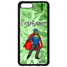 Чехол на смартфон Honor V10 / View 10, "Супербайкер" Супергерой Рисунок Utaupia