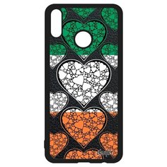 Чехол на смартфон Honor 8X, "Флаг Ирландии с сердцем" Туризм Патриот Utaupia