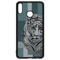 Чехол на смартфон Honor 8X, "Тигр" Хищник Африка Utaupia