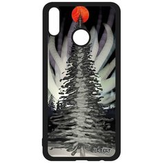Чехол на смартфон Honor 8X, "Зимняя ель" Лес Снег Utaupia
