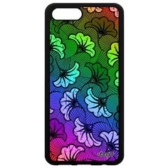 Чехол на смартфон Honor V10 / View 10, "Африканский принт" Цветы Узор Utaupia