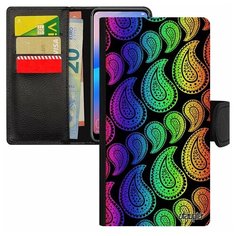 Чехол-книжка на смартфон Galaxy S7 Edge, "Кружевной узор" Цветочный Ажур Utaupia