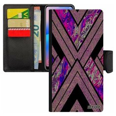 Чехол книжка на смартфон Galaxy S7 Edge, "Х-орнамент" Треугольник Символ Utaupia