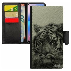 Чехол-книжка на смартфон Galaxy S7 Edge, "Царь тигр" Tiger Сибирь Utaupia