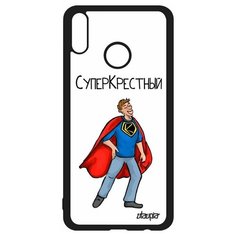 Чехол на смартфон Honor 8X, "Суперкрестный" Супергерой Герой Utaupia