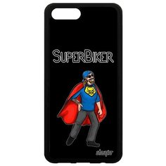 Чехол на смартфон Honor V10 / View 10, "Супербайкер" Мотоцикл Юмор Utaupia