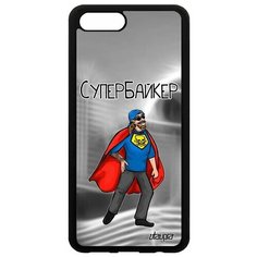 Чехол на смартфон Honor V10 / View 10, "Супербайкер" Мотобайкер Герой Utaupia