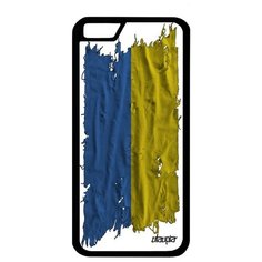 Чехол на смартфон // iPhone 6S // "Флаг Украины на ткани" Дизайн Патриот, Utaupia, белый