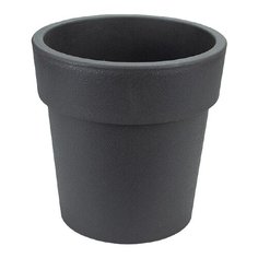 Кашпо IDEA (М-Пластика) Тубус d25 х 25 см графитовый