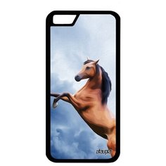 Дизайнерский чехол на смартфон // iPhone 6S // "Лошадь" Рысак Дизайн, Utaupia, голубой