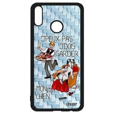 Чехол на смартфон Honor 8X, "Не могу - у меня собака!" Шутка Юмор Utaupia