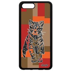 Чехол на смартфон Honor V10 / View 10, "Кот" Тигристый Cat Utaupia