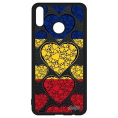 Чехол на смартфон Honor 8X, "Флаг Румынии с сердцем" Государственный Страна Utaupia