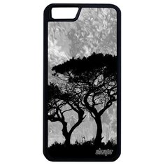 Защитный чехол на смартфон // Apple iPhone 6 Plus // "Гренадил" Стиль Пейзаж, Utaupia, серый