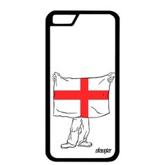 Необычный чехол на смартфон // iPhone 6S // "Флаг Англии с руками" Туризм Путешествие, Utaupia, белый