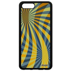 Чехол на смартфон Honor V10 / View 10, "Спирали" Узор Полосы Utaupia