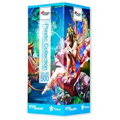 Пластиковый пазл Дракон и фея 500 Step Puzzle