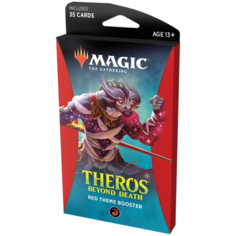 Дополнение для настольной игры Wizards of the Coast MTG: Theros Beyond Death. Red Theme Booster. Коллекционный бустер (англ)