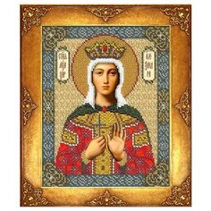 Набор для вышивания бисером русская искусница арт.357 БИ Св. Александра 18х22,5 см