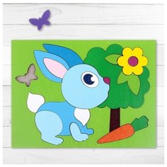 Головоломка «Собери картинку: зайчик» 21 элемент Лесная мастерская