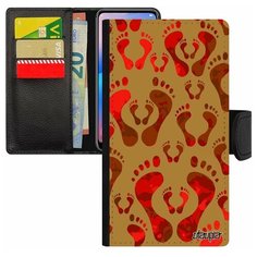 Чехол-книжка на смартфон iPhone 8, "След стопы" Дитя Младенец Utaupia