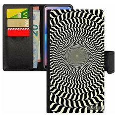 Чехол-книжка на смартфон Apple iPhone 8 Plus, "Иллюзия круга" Геометрический Illusion Utaupia