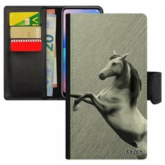 Чехол-книжка на смартфон Apple iPhone 8, "Лошадь" Жеребенок Дикая Utaupia