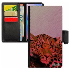 Чехол-книжка на смартфон Apple iPhone 8 Plus, "Леопард" Барс Хищник Utaupia