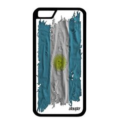 Чехол на смартфон // iPhone 6S // "Флаг Аргентины на ткани" Дизайн Страна, Utaupia, белый