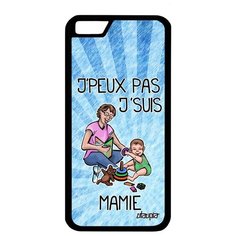 Ударопрочный чехол на смартфон // Apple iPhone 6S // "Не могу - стала бабушкой!" Семья Бабуля, Utaupia, голубой