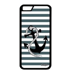 Красивый чехол на смартфон // iPhone 6S // "Якорь" Моряк Море, Utaupia, серый