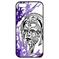 Защитный чехол на смартфон // iPhone 5 5S SE (2016) // "Портрет женщины" Стиль Девушка, Utaupia, фиолетовый