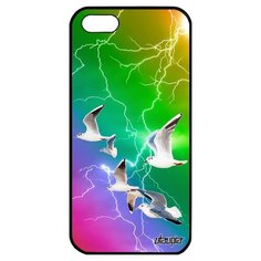 Противоударный чехол на смартфон // Apple iPhone 5 5S SE (2016) // "Чайки" Ливингстон Буревестник, Utaupia, цветной