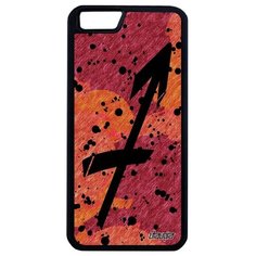 Чехол на смартфон // Apple iPhone 6 Plus // "Знак зодиака Стрелец" Стиль Астрологический, Utaupia, оранжевый