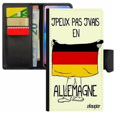 Чехол-книжка на смартфон Apple iPhone SE 2020, "Еду в Германию" Патриот Туризм Utaupia