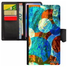 Чехол-книжка на смартфон Apple iPhone SE 2020, "Планеты" Форма Круги Utaupia