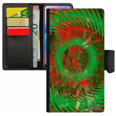 Чехол книжка на смартфон Apple iPhone SE 2020, "Мандала спираль" Сфера Символ Utaupia