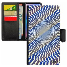 Чехол книжка на смартфон Apple iPhone 8 Plus, "Иллюзия круга" Illusion Движение Utaupia