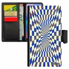 Чехол книжка на смартфон Apple iPhone 7 Plus, "Иллюзия шахмат" Двухцветный Эффект Utaupia