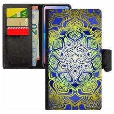 Чехол книжка на смартфон iPhone 8, "Мандала" Индийский Восточный Utaupia